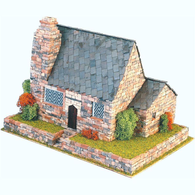 Modello Di Pietra Domus Kits Rustico - Kit Per Costruire Una Casa In Stile Rustico, Scala 1:24 - Foto 2