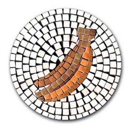 Mosaic Bausatz Bananen, mit Magnetfolie