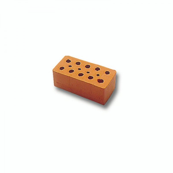 Teifoc Backstein, Mauerstein rot. Miniaturziegel, 32 Stück